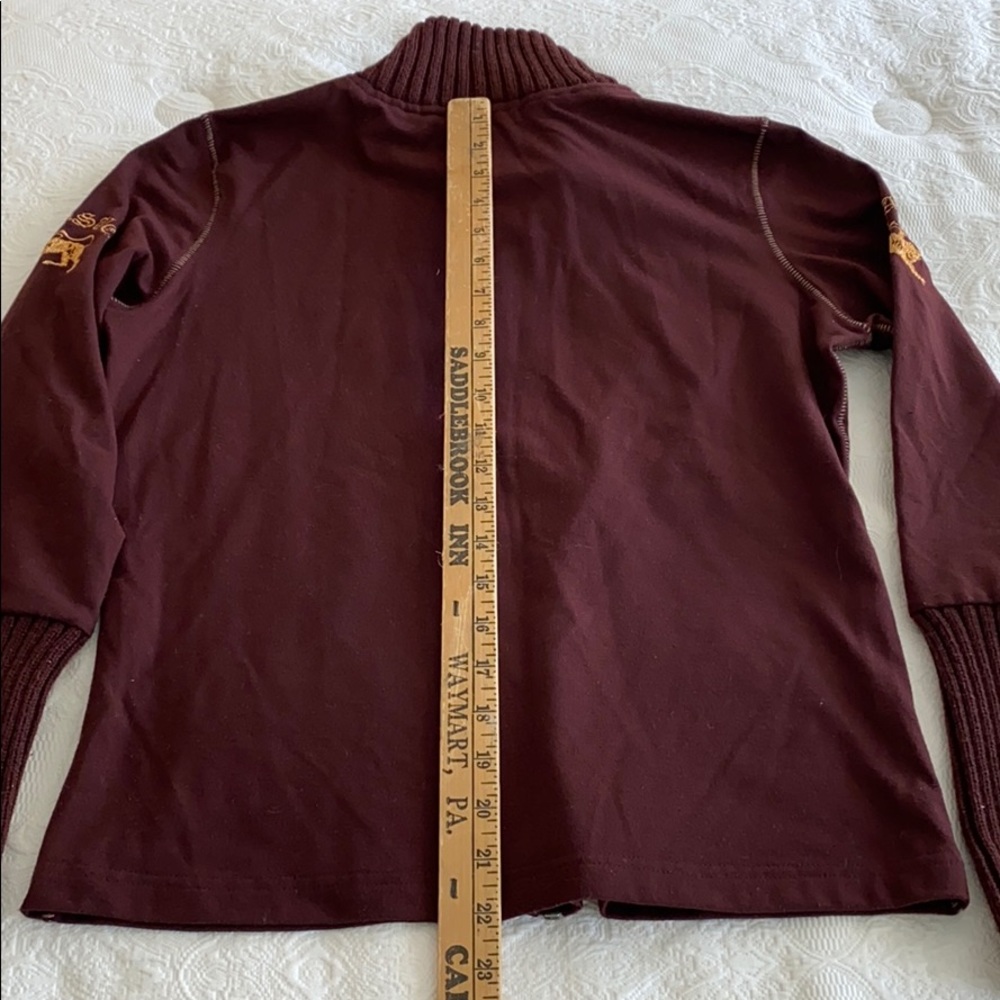 Burgundy Parasuco Jacket - Picture 6 of 9